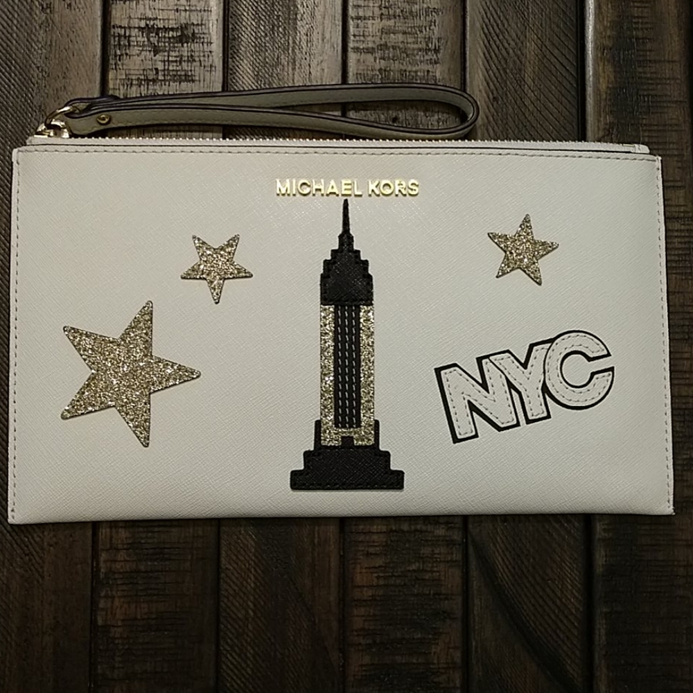 Michael Kors Large Wristlet - NYC